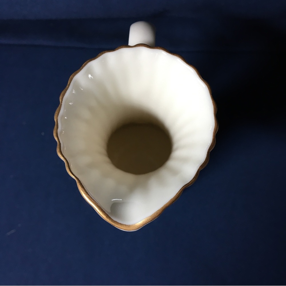 Lenox Pitcher 5 1/4” tall with Gold Trim - Picture 8 of 8
